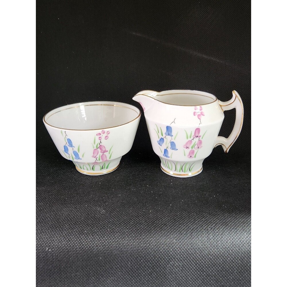 Vintage Phoenix Bone China By Thomas Forester & Sons Cream and Sugar set